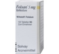 FOLSAN 5 mg Tabletten 100 St von Teofarma s.r.l.