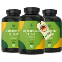 True Nature® Johanniskraut Extrakt Kapseln mit Vitamin B6, B12 & Folsäure von True Nature