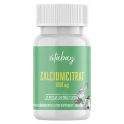 "CALCIUMCITRAT 1000 mg Kalzium hochdosiert Kapseln 90 Stück" von "Vitabay CV"