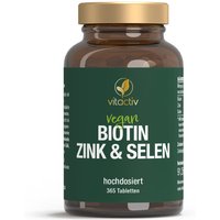vitactiv Biotin Selen & Zink vegan von Vitactiv
