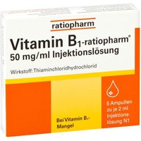 Vitamin B1 ratiopharm 50mg/ml iniecto lsg. Ampullen von Vitamin B1-ratiopharm