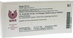 HEPAR GL D 4 Ampullen 10X1 ml von WALA Heilmittel GmbH
