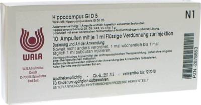 HIPPOCAMPUS GL D 5 Ampullen 10X1 ml von WALA Heilmittel GmbH