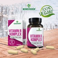 Wundergrün® Vitamin B Komplex - 60 Kapseln von WUNDERGRÜN