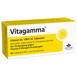 Vitagamma Vitamin D3 1.000I.E. Tabletten von Wörwag Pharma GmbH & Co. KG