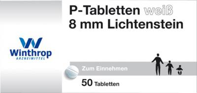 P TABLETTEN wei� 8 mm 50 St von Zentiva Pharma GmbH