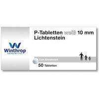 P-Tabletten weiß 10 mm Lichtenstein von Zentiva