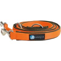 Orange Braun - 3 Meter - Annyx Führleine Classic Bolt Protect - Fahrradleine oder Joggingleine von annyx