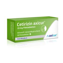 Cetirizin axicur 10 mg Filmtabletten von axicorp Pharma GmbH - Geschäftsbereich OTC (Axicur)