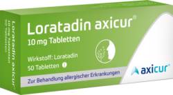 LORATADIN axicur 10 mg Tabletten 50 St von axicorp Pharma GmbH