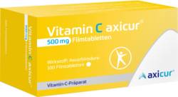 VITAMIN C AXICUR 500 mg Filmtabletten 100 St von axicorp Pharma GmbH