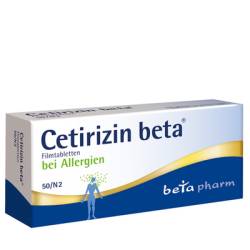 CETIRIZIN beta Filmtabletten 50 St von betapharm Arzneimittel GmbH