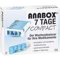 Anabox Compact 7 Tage Wochendosierer blau/weiss