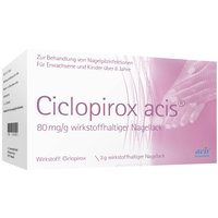 Ciclopirox acis 80mg/g