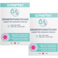 Desinfektionstücher 10er Pack 2x