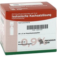 Isotonische KochsalzlÃ¶sung 0,9% Plastikampullen