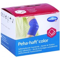 Peha-haft Color Fixierbinde latexf.4 cmx4 m blau