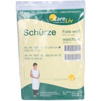 Schürze Folie weiss waschbar 115 x 75cm