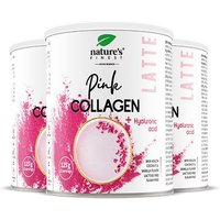 Nature's Finest Pink Latte Kollagen mit Hyaluronsäure und Ashwagandha von nature’s Finest