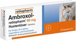 AMBROXOL-ratiopharm 60 mg Hustenl�ser Tabletten 20 St von ratiopharm GmbH