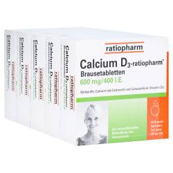 "Calcium D3-ratiopharm 600mg/400 I.E. Brausetabletten 100 Stück" von "ratiopharm GmbH"
