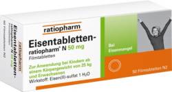 Eisentabletten-ratiopharm N 50mg von ratiopharm GmbH