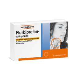FLURBIPROFEN-ratio.m.Honig-u.Zitroneng.8,75mg Lut. 24 St von ratiopharm GmbH