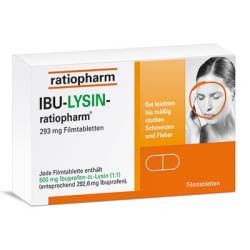 IBU-LYSIN-ratiopharm 293 mg Filmtabletten 20 St von ratiopharm GmbH