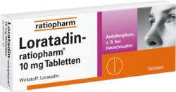 LORATADIN-ratiopharm 10 mg Tabletten 100 St von ratiopharm GmbH