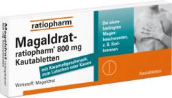 MAGALDRAT-ratiopharm 800 mg Tabletten 50 St von ratiopharm GmbH