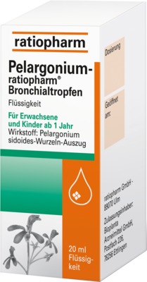 Pelargonium-ratiopharm Bronchialtropfen von ratiopharm GmbH