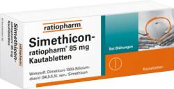 SIMETHICON-ratiopharm 85 mg Kautabletten 20 St von ratiopharm GmbH