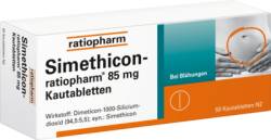 SIMETHICON-ratiopharm 85 mg Kautabletten 50 St von ratiopharm GmbH