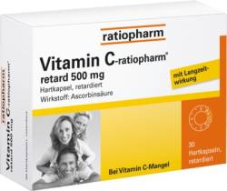 VITAMIN C RATIOPHARM retard 500 mg Kapseln von ratiopharm GmbH